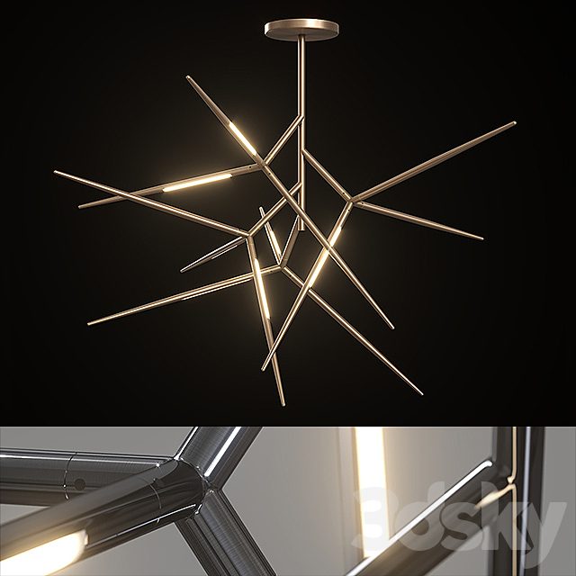 Chandelier Venicem Spear chandelier (3 materials).