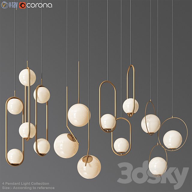 Ceiling Light Collection 3 - 4 Type