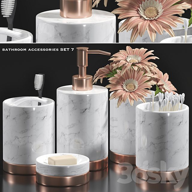 bathroom accessories set 7