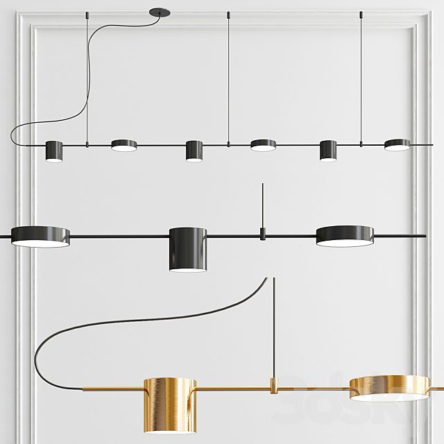 Counterpoint LED Linear Pendant - 6 light