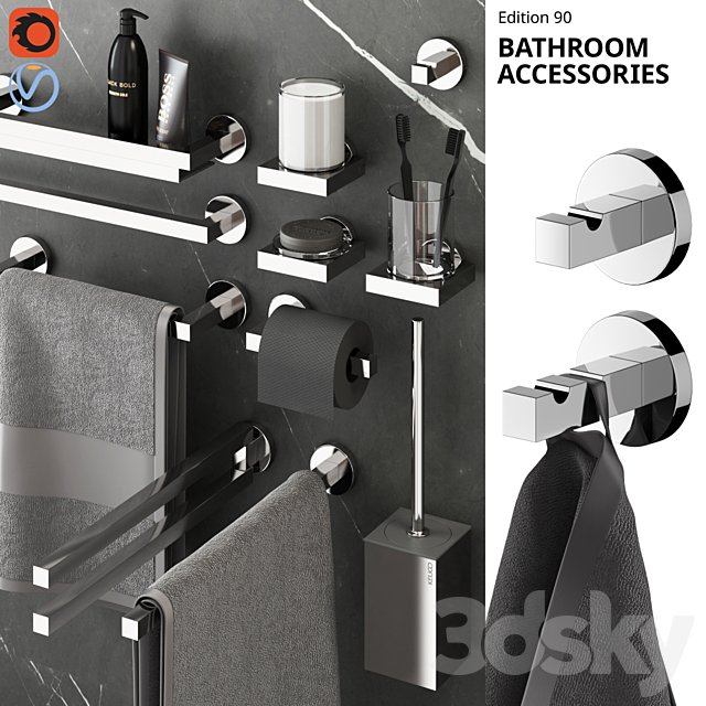 Keuco Edition 90 bathroom accessories
