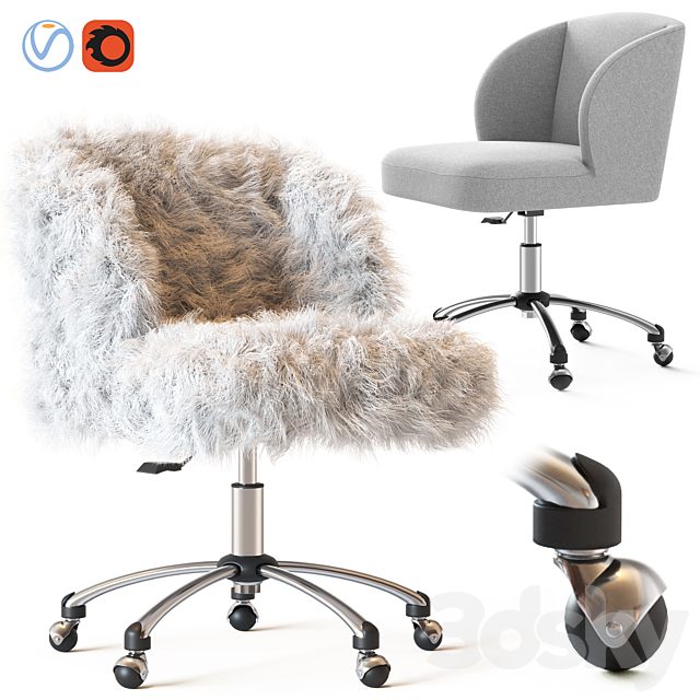 Ivory Sherpa Wingback Chair