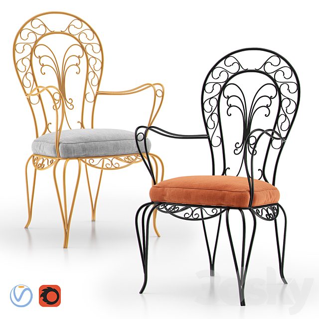 Metal Armchair