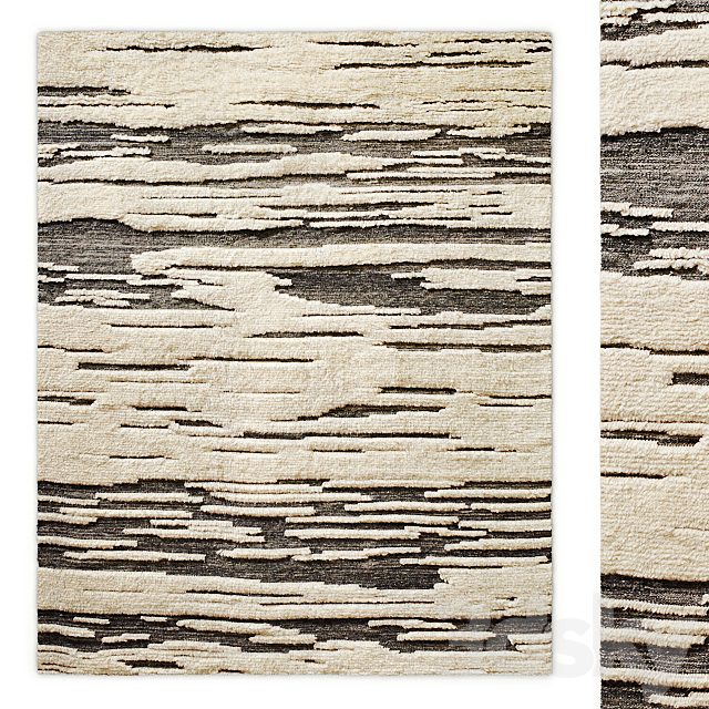 Tableau Hand-Knotted Wool Rug RH