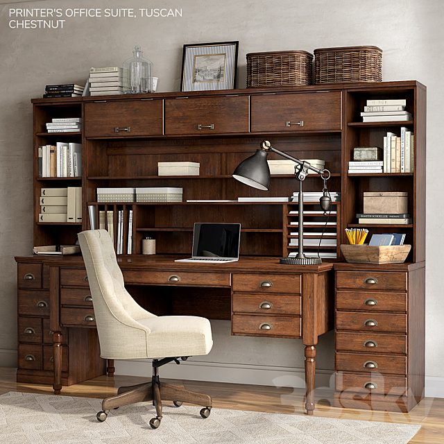 Pottery barn PRINTER'S OFFICE SUITE