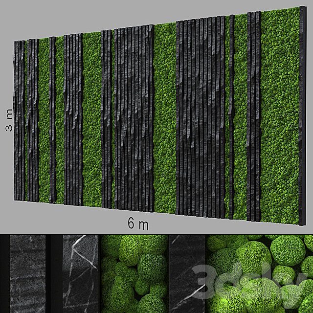 Decorative wall 240.