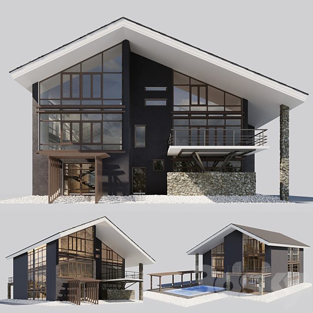 Villa with pool.