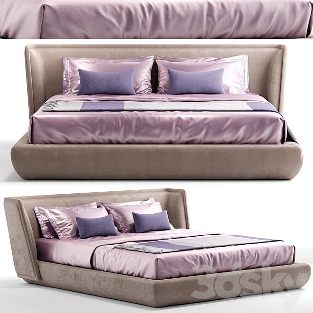 Bed baxter metropolis plain