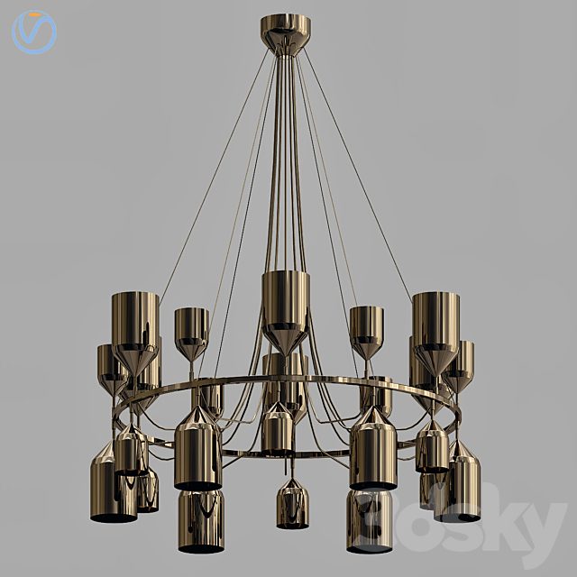 Metalarte Copacabana Queen 3 Pendant Lamp