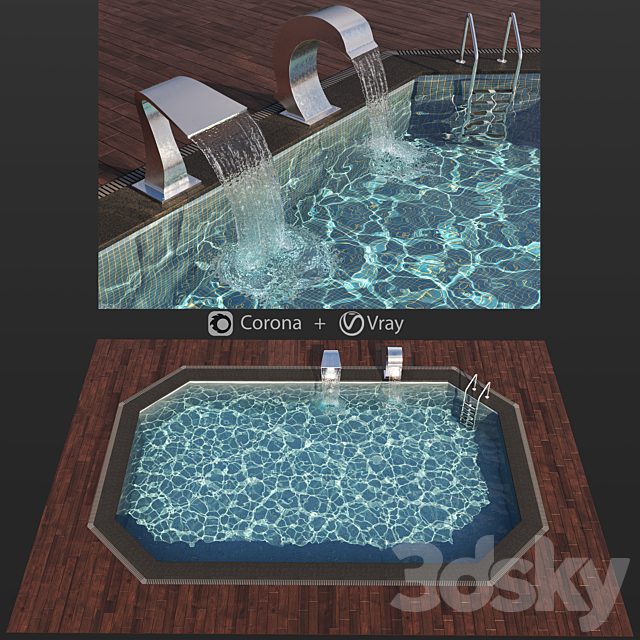 Swimming Pool Waterfall