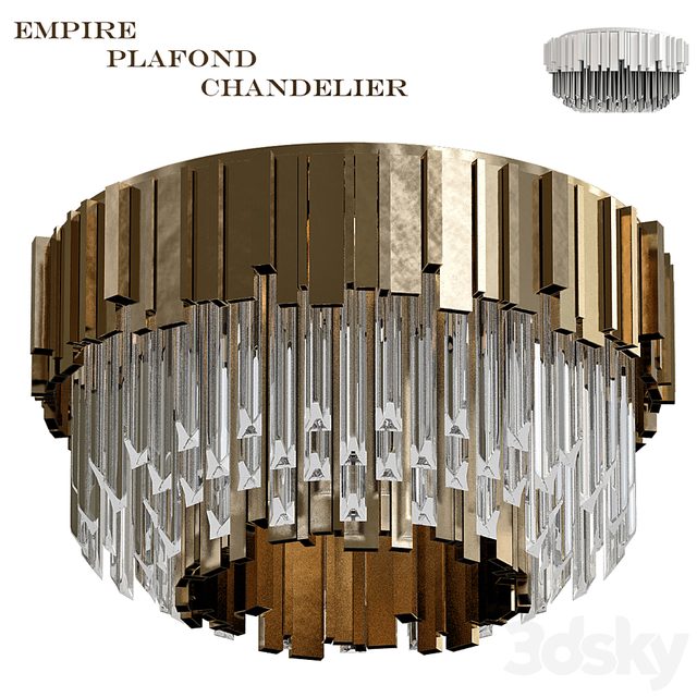 Empire Plafond chandelier2