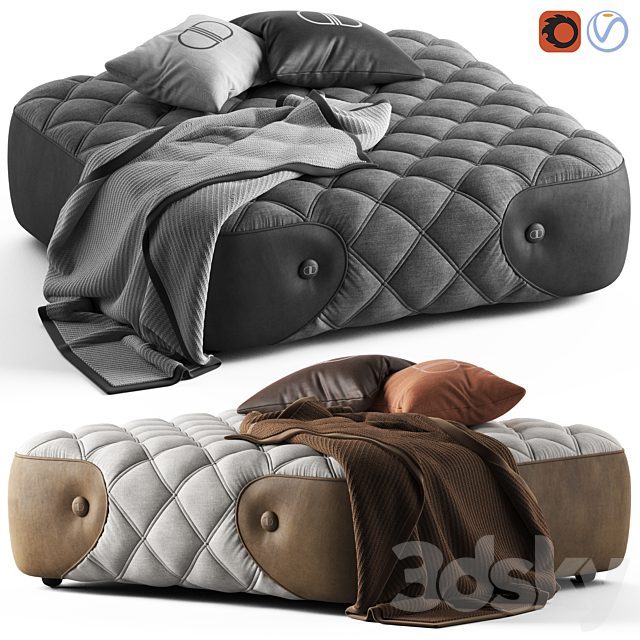 Daytona Wimbeledon Pouffe