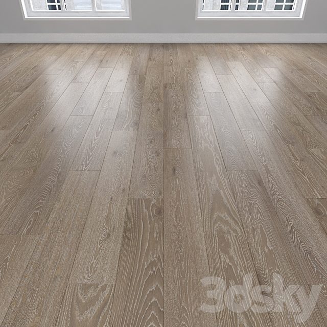 Parquet Oak, 3 types: herringbone, linear, chevron.