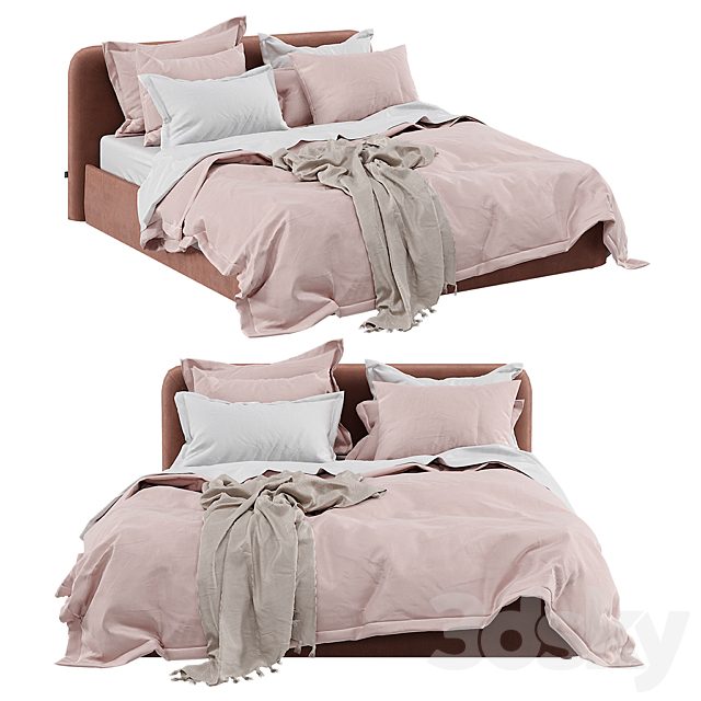 Bolzan letti Joy Box Bed and Adairs Bamboo Violet Quilt Cover