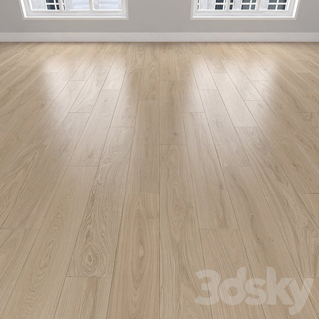 Parquet Oak sand, 3 types: herringbone, linear, chevron.