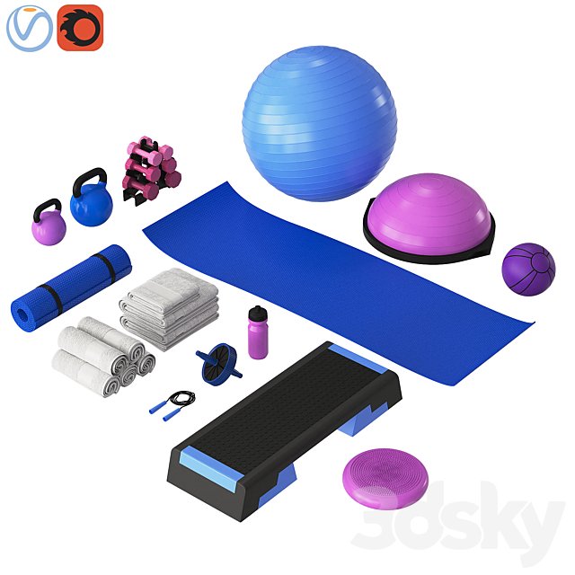 Home fitness set