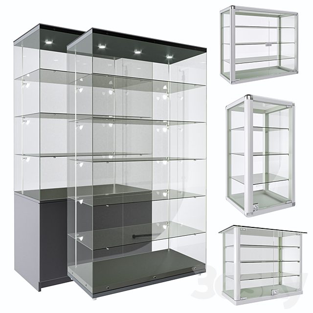 Glass shelves