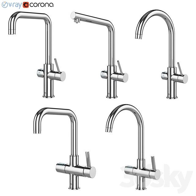 Kitchen faucet set GROHE Blue set 66