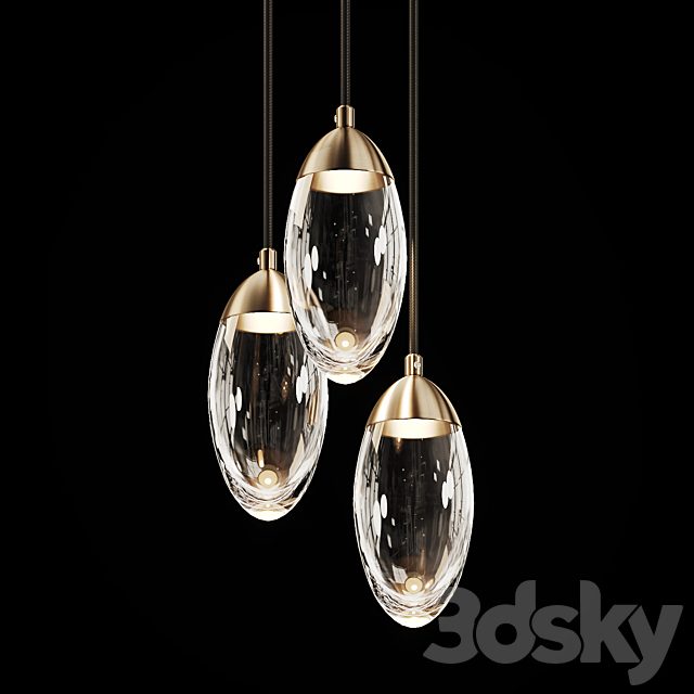 Glass LED Pendant Light FIERA