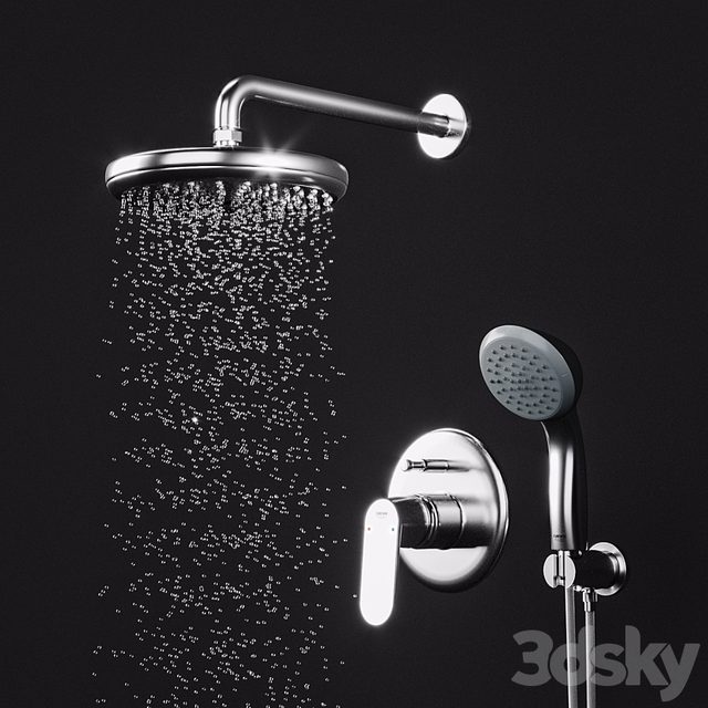 Grohe Eurosmart Cosmopolitan Shower Set