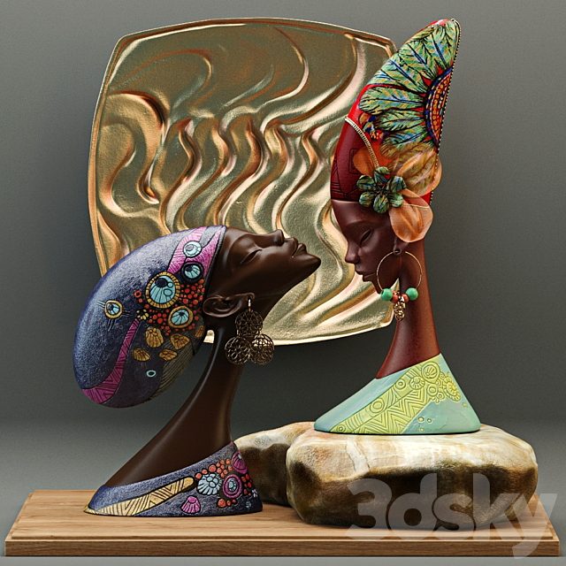 African sculptures - Factory "DesignToscano"