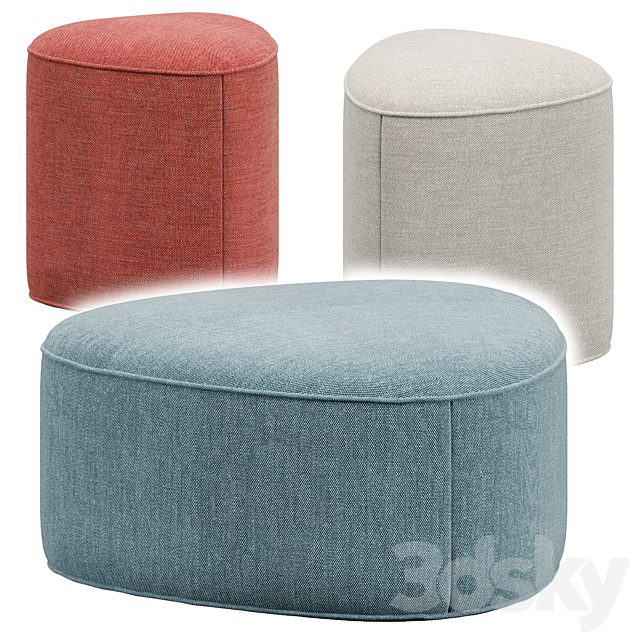 Pebble Ottoman