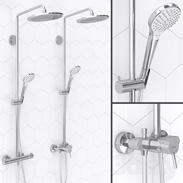 HANSGROHE shower systems | Croma Select S 280 SET2