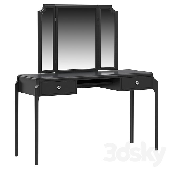 Dantone Home Le Visage dressing table with drawers and mirror