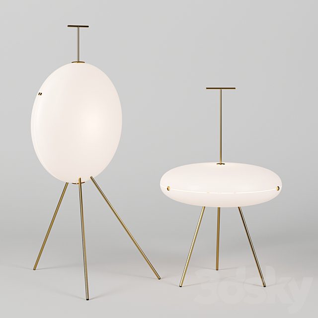 Gio Ponti Luna lamps by TATO