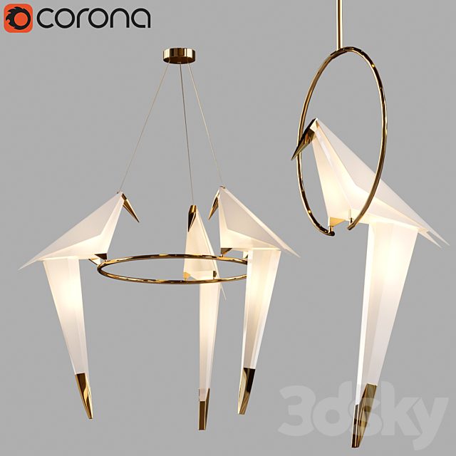 Perch light chandelier
