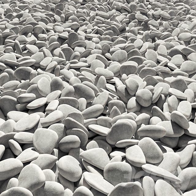 Road white pebble No. 3 / Road from white pebble No. 3