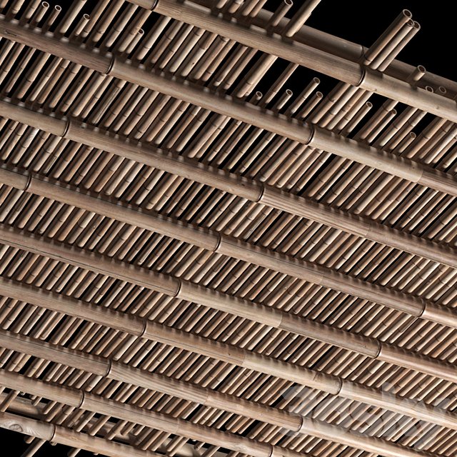 Bamboo ceiling