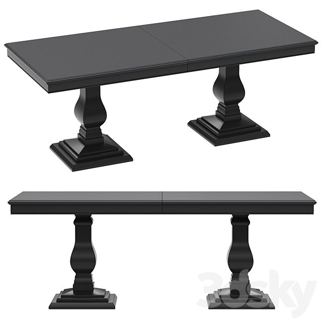 Dantone Home Rectangular folding dining table