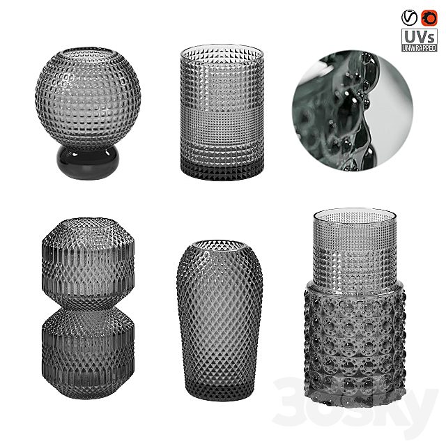 Glass vases