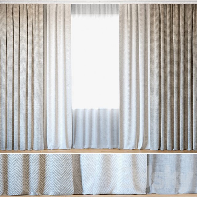 Curtains 44 | Curtains with Tulle | Rebbio Grande