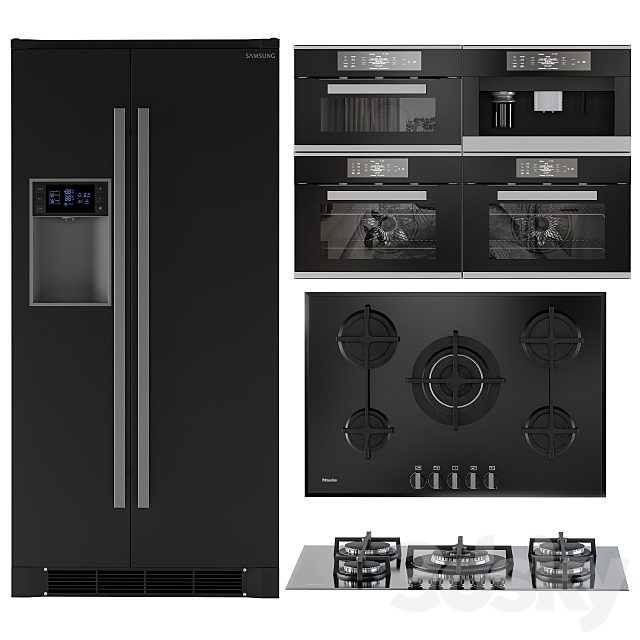 Kitchen Appliance Kit Black
