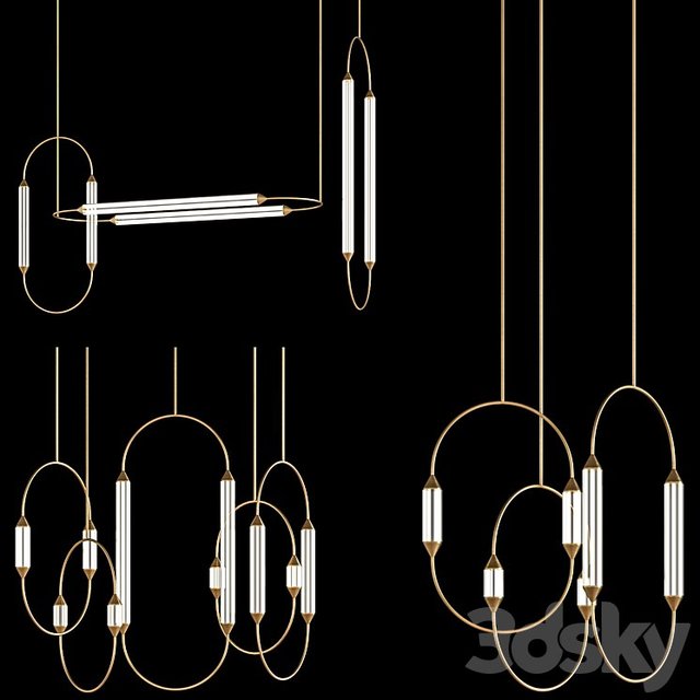 Giopato & Coombes Cirque Chandelier set