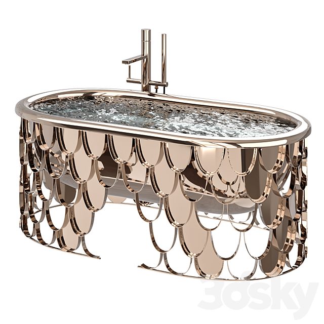 Luxury Koi Bathtub
