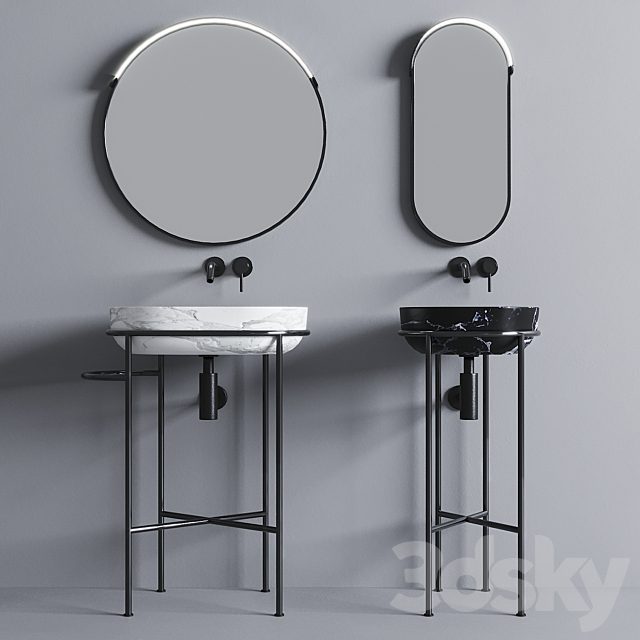 Marble washbasin Globo