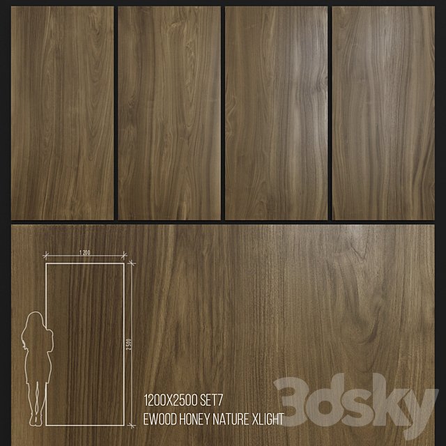 Ceramic Tile Urbatek Xlight 1200 X2500 Ewood Honey Nature