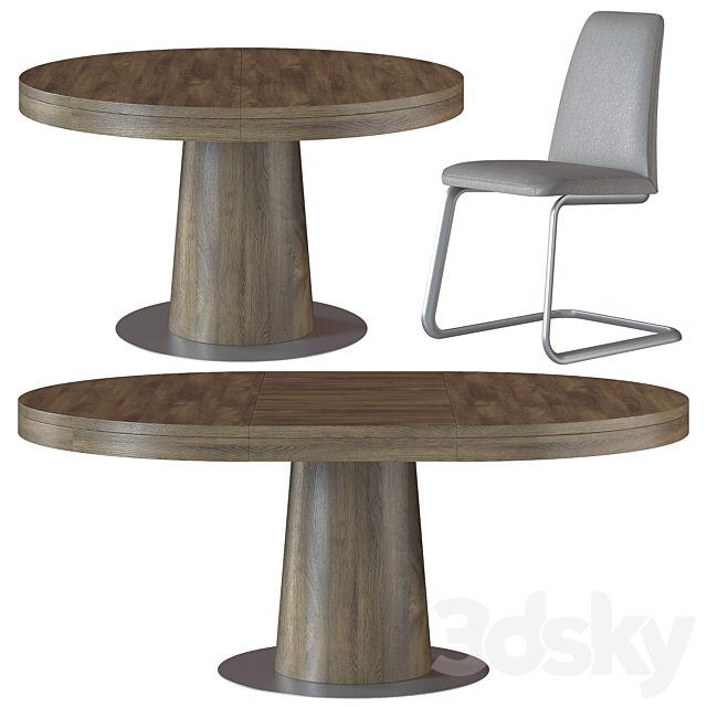 GRANADA Table and BoConcept LAUSANNA Chair