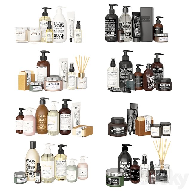Bathroom Black and White Cosmetics (On Reboot)