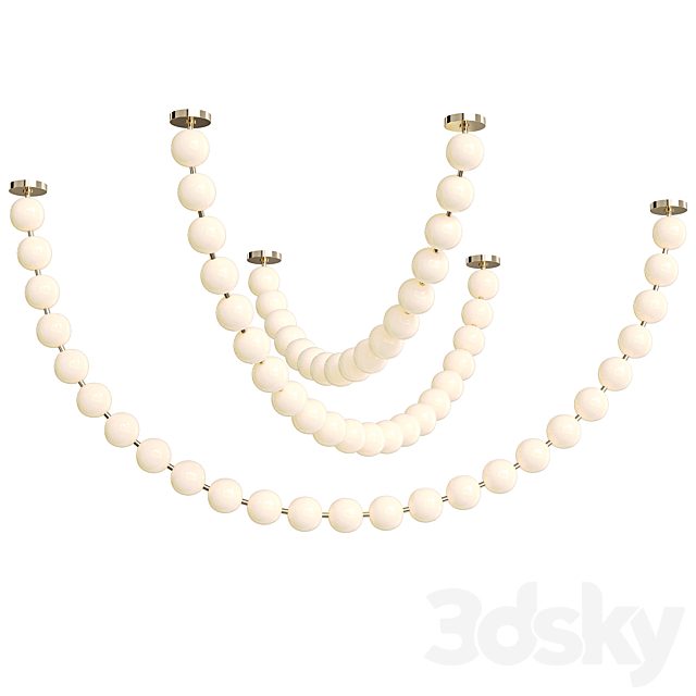 Pearl Necklace Chandelier