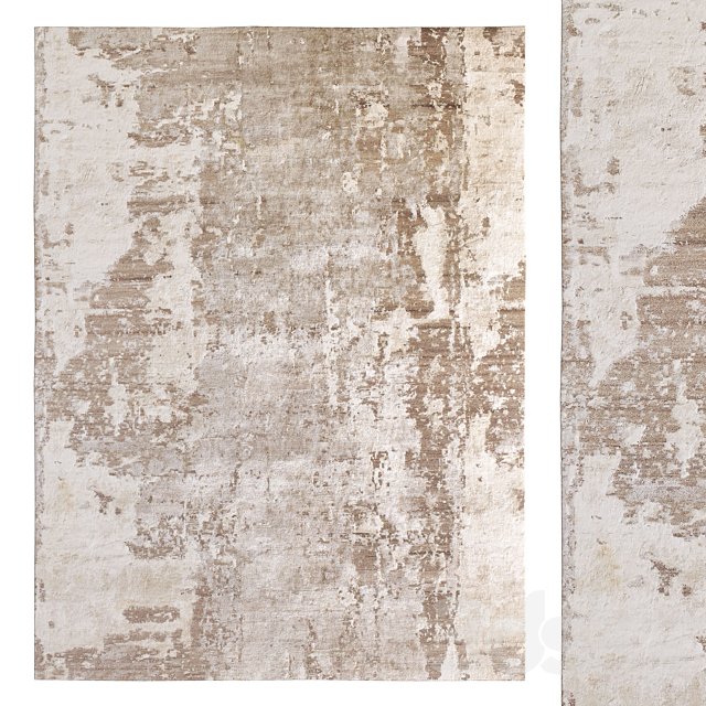 Azore Hand - Knotted silk Rug 657