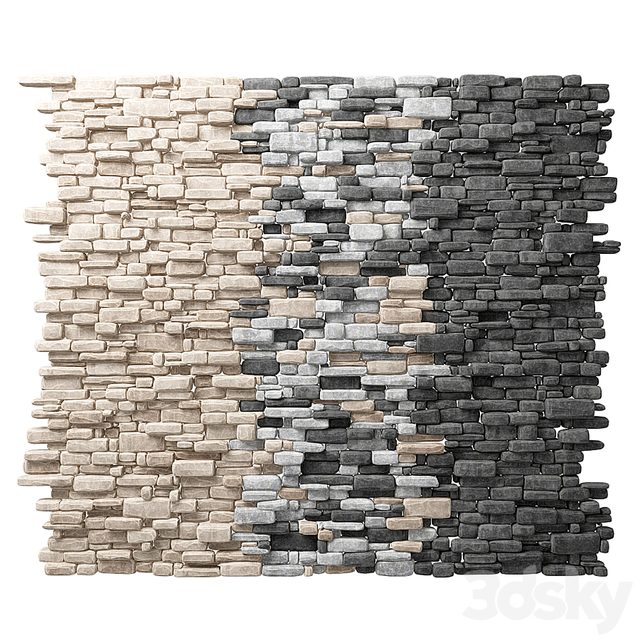 Stone brick for decoration
