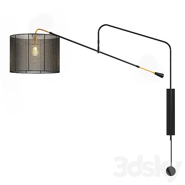 Hampton Lighting  BOOM ARM SCONCE