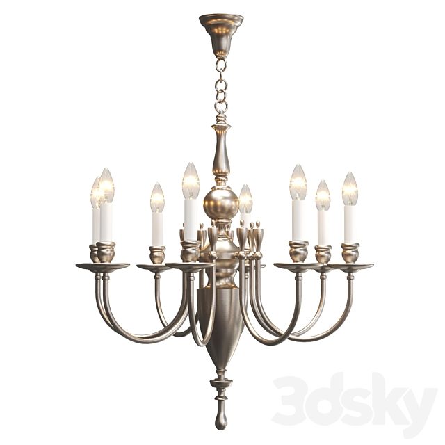 Remains - Astrid 8 arm chandelier