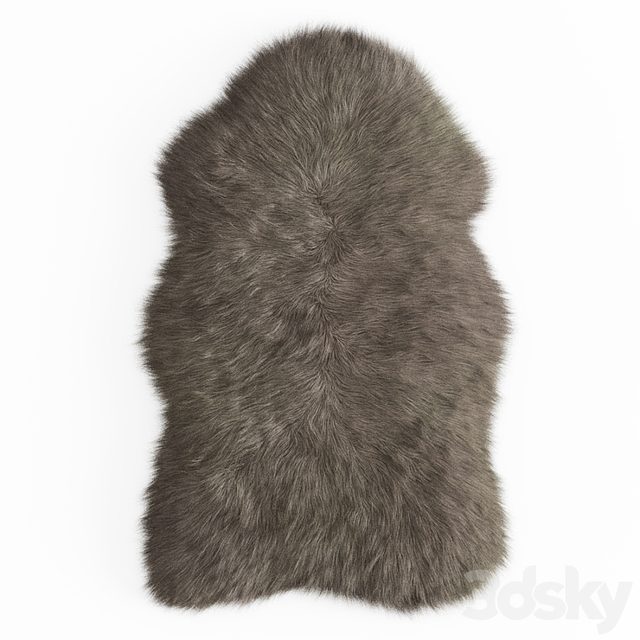 Faux Fur Mongolian Rug