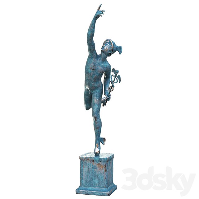 Statue of mercury