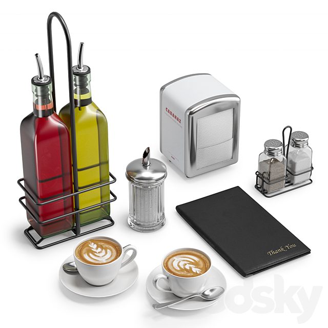 Restaurant Table Decor Set 1